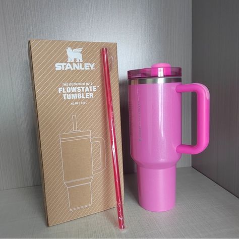 Stanley x Starbucks Limited Edition Pink Tumbler 40oz Pink Tumbler, Phone Holster, Wallet Shop, Walker Boots, Pajama Shirt, Cup Holders, Fitted Skirt, Rain And Snow Boots, Boot Sandals