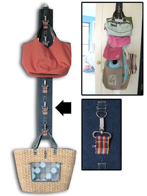 purse organizer Designer Handbag Storage, Handbag Hanger, Purse Organizer Insert, Purse Storage, Diy Storage Boxes, Handbag Storage, House Furniture Design, Home Organization Hacks, Sewing Organization