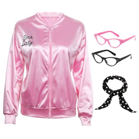 Pink Ladies Grease, Pink Ladies Jacket, Halloween Jacket, Fancy Dress Halloween Costumes, Jacket Outfit Women, Party Jackets, Halloween Party Outfits, Women Cosplay, Fancy Costumes