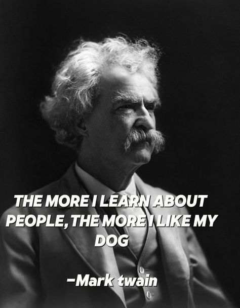 About People, Mark Twain, My Dog, Dogs