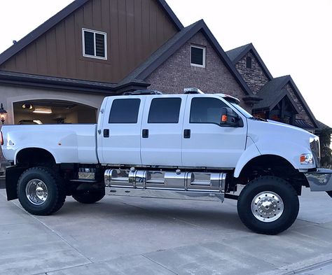 6 Door Truck, F650 Trucks, Crazy Vehicles, Lifted Dually, Diesel Brothers, Big Ford Trucks, Ford F650, Chevy Diesel Trucks, Ford Diesel