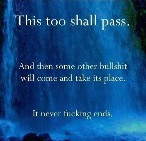 This Too Shall Pass, Quote Life, Very Tired, Work Humor, Sarcastic Quotes, True Words, Quotes Funny, Bones Funny, Great Quotes