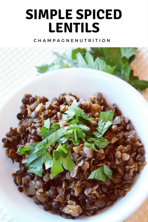 Lentils As A Side Dish, Lentils Side Dish, Lentil Side Dish Recipes, Non Inflammatory Diet, Lentil Side Dish, Inflammation Diet Recipes, Sleeve Recipes, Spiced Lentils, Bariatric Sleeve