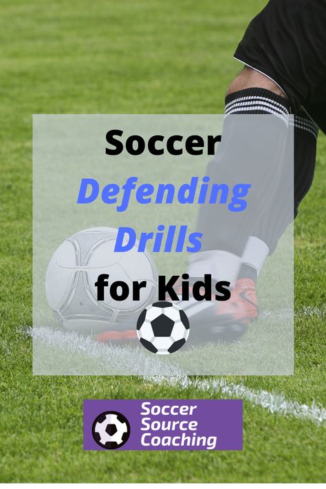 Soccer Drills For 7u, Defending Drills Soccer, Fun Soccer Games For 5 To 8, U8 Soccer Practice Plans, Defense Drills Soccer, Defense Soccer Drills, Soccer Drills For Defenders, U9 Soccer Drills, Soccer Drills For Kids U10