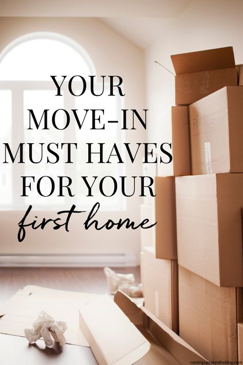 House Essentials Checklist, House Essentials List First Home, House Essentials List, First House Essentials, Moving Into Your First Home, Checklist New Home, First Home Checklist, Moving Into New Home, Moving House Tips