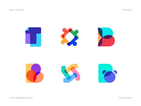 Overlapping Logo Design, Overlapping Logo, Directory Design, Unique Logo Design, School Logo, Work Design, Design Jobs, Professional Logo Design, Modern Logo Design