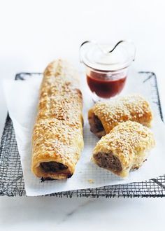 lamb and mint sausage rolls Fennel Sausage Recipe, Donna Hay Recipes, Homemade Sausage Rolls, Sausage Rolls Recipe, Fennel Recipes, Fennel Sausage, Slow Cooked Lamb, Sausage Recipe, Donna Hay