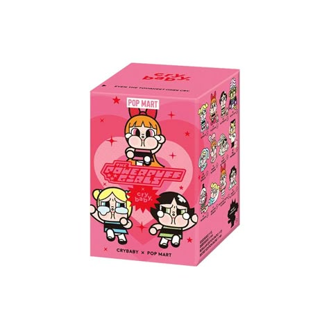 CRYBABY x Powerpuff Girls Series Figures | Blind Boxes - POP MART (United States) Blind Box Packaging, Blind Box Figures, Screen Photography, Goth Doll, Baby Pop, Game Rules, Secret Box, Powerpuff Girl, Puff Girl