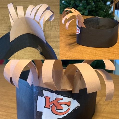 Superbowl Art Projects For Kids, Kc Chiefs Crafts For Kids, Kc Chiefs Crafts For Preschool, Chiefs Football Crafts For Kids, Kansas City Chiefs Crafts For Kids, Kc Chiefs Free Printables, Kansas City Chiefs Themed Food, Chiefs Crafts For Kids, Kansas City Chiefs Superbowl Party