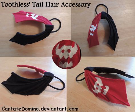 I have done it!  Somebody created a tutorial on how to make a hair accessory that looks like Toothless' tail and I decided I wanted to give it a try. It turned out better than I expected and w... Toothless Mask Diy, How To Make Toothless Bookmark, Toothless Accessories, Toothless Sewing Pattern Free, Toothless Dragon Necklace, Viking Designs, Hiccup And Astrid, Dragon Crafts, Httyd Dragons