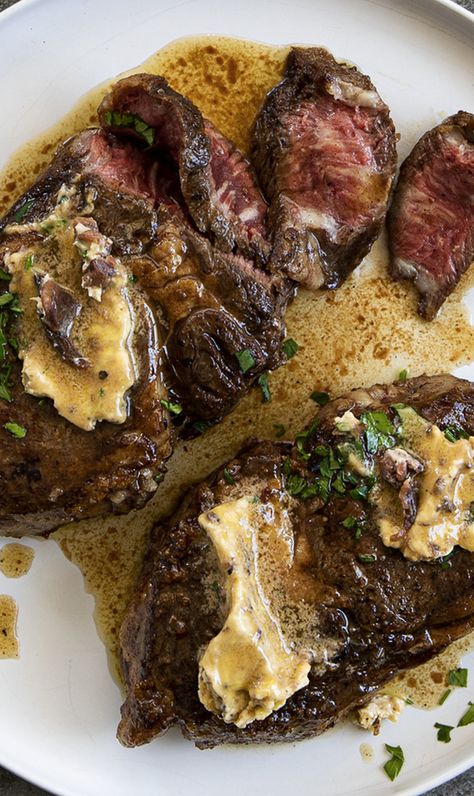 You need this anchovy butter in your life (and on your steak) Anchovy Butter, Anchovy Recipes, Butter Recipes Homemade, Compound Butter Recipe, Flavored Butter, Cooking Instructions, Butter Recipe, Anchovies, Meat Dishes