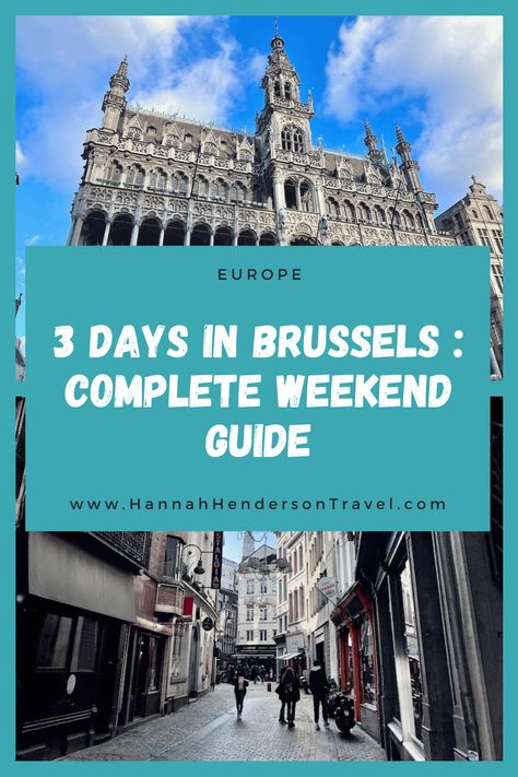 This guide to 3 days in Brussels will help you to make the most of your long weekend in Belgium's capital. From Grand Place to Atomium and so much more! #Brussels #Belgium #Itinerary Travel Lifestyle, Long Weekend, Belgium, Travel