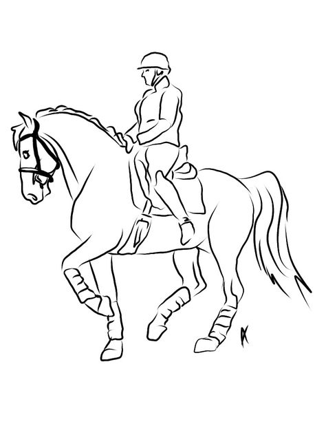 Horse and rider drawing for athletes. silhouette drawing or layout. People On Horse Drawing, Horse Riding Sketch, Horse Riding Drawing Reference, Horse With Rider Drawing, Person Riding Horse Drawing Reference, Horse And Rider Drawing, Horse Riding Drawing, Horse Rider Drawing, Riding Horse Drawing