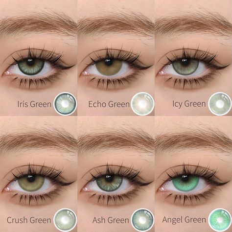 Elevate your look with our natural clear green lenses! 🟢Designed to blend seamlessly with dark brown eyes, they add a subtle touch of elegance to your everyday style. 🧐Which one is your fav？⁠ --- #just4kira #just4kiracontacts #greencontacts #greeneyes #greenlenses #shades #naturalgreeneyes #reviews #lens #fyp Natural Green Eyes, Best Colored Contacts, Green Contacts, Green Ash, Circle Lenses, Colored Contact Lenses, Green Lenses, Dark Brown Eyes, Contact Lenses Colored