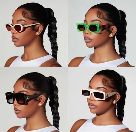 Sunglass Photoshoot, Dearra Taylor, Eyewear Photography, College Girl Outfits, Creative Fashion Photography, Sunglasses Outfit, Protective Hairstyles Braids, Insta Models, Main Event