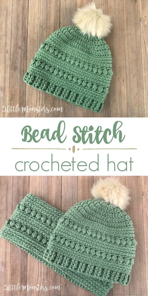 Beanie Pattern Free, Crochet Beanie Pattern Free, Bandeau Au Crochet, Crocheted Beanie, Easy Crochet Hat, Hat Patterns Free, Confection Au Crochet, Crochet Hat Free, Bonnet Crochet