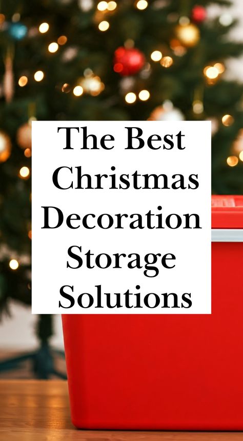 christmas storage boxes for ornaments and decorations How To Store Christmas Decorations, Christmas Decor Storage, Storing Ornaments, Christmas Decoration Storage, Christmas Ornament Storage, Storing Christmas Decorations, Decoration Storage, Christmas Tree Storage, Large Christmas Tree