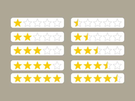 rating star illustration Star Rating Stickers, Star Rating Template, Icons Black Background, Pink Gif, Icon Transparent, Bookstagram Posts, Notion Icons, Notion Template Ideas, Tracker Ideas