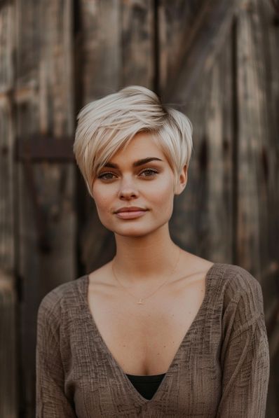 21+ Pixie Bob Haircuts: The Perfect Blend Of Chic And Playful Pixie Haircut Neckline, Back Of Pixie Haircut Neckline, Short Pixie Bobs, Edgy Pixie Cut, Celebrity Pixie Cut, Short Pixie Bob, Edgy Pixie Cuts, Pixie Bob Haircut, Edgy Pixie