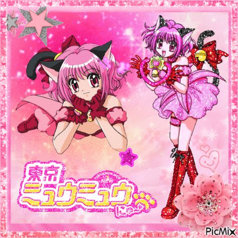 Tokyo Mew Mew Gif, Tokyo Mew Mew Zakuro, Ichigo Tokyo Mew Mew, Momomiya Ichigo, Mew Zakuro, Journaling Images, Yabujin Core, Tokyo Mew Mew Ichigo, 2016 Anime