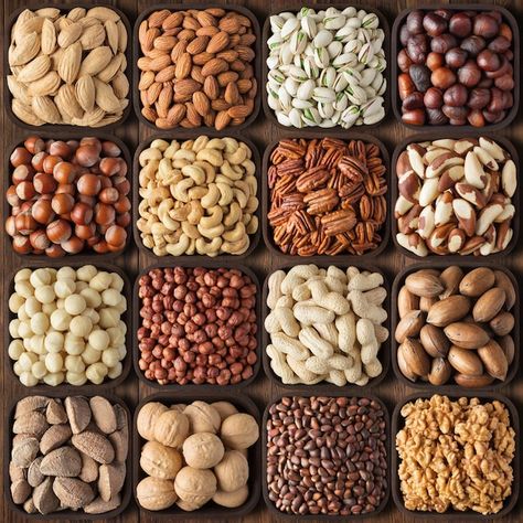 Premium Photo | Mix nuts and seeds in wooden bowls, top view. healthy food background on table. Healthy Food Background, Wooden Table Background, Assorted Nuts, Food Background, Table Background, Nuts And Seeds, Food Backgrounds, Mixed Nuts, Stationery Templates