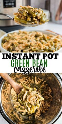 Green Bean Casserole With Cheese, Instant Pot Green Bean Casserole, Casserole With Cheese, Cheesy Green Bean Casserole, Best Green Bean Casserole, Slow Cooker Green Beans, Green Bean Casserole Recipe, Classic Green Bean Casserole, Thanksgiving Casserole