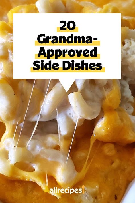 Quick And Easy Dinner Recipes With Mac And Cheese, Side Dishes With Ground Beef, Old Fashion Side Dishes, Side Dishes For One Person, Easy Brunch Side Dishes, Side Dish Ideas For Dinner Easy, Simple Pasta Sides Dishes, Classic Side Dishes, Sides Dishes For Dinner