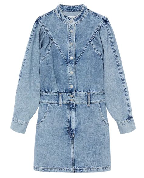 Mango Launches Lower Impact Denim Collection – Sourcing Journal Dress With Puffed Sleeves, Long Jean Skirt, Denim Outfits, Fast Fashion Brands, Elastic Waist Dress, Dapper Style, Mango Fashion, Long Jeans, Denim Mini Dress