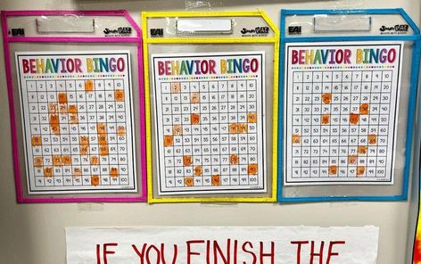 Fifth Grade Flava on Instagram: "My classes are loving behavior bingo! 😊 Here’s how this whole class incentive works… Each of my classes has their own board. I color code my classes so they know which is theirs. (It’s the same as their name tag color.) Each day, they get up to 3 bingo numbers picked using a random number generator. I put “3, 2, 1” on the board each class period every day. If there are behavior problems for a few students or the majority of the class (disruptions, off task behav Class Bingo, Behavior Bingo, Class Incentives, Random Number Generator, Random Number, Teacher Quotes Inspirational, Number Generator, Bingo Board, Behaviour Chart