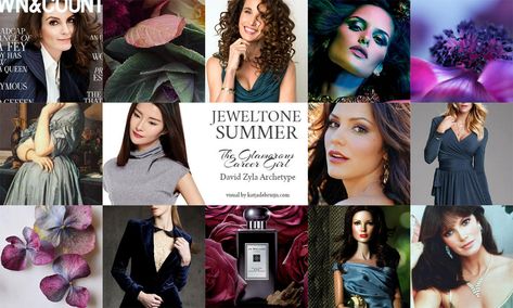 David Zyla Archetypes, Zyla Archetypes, Color Analysis Summer, David Zyla, Soft Summer Palette, Soft Summer Color Palette, Style Analysis, Dark Summer, Career Girl