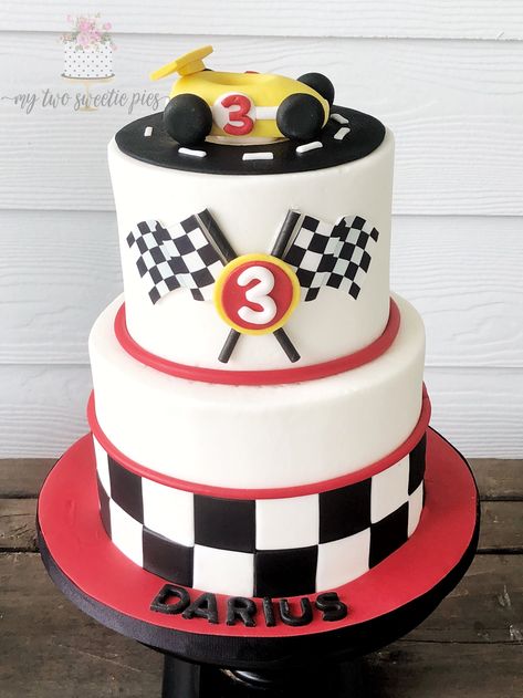 Race car themed Racecar Smash Cake 1st Birthdays, Racecar Birthday Cakes, Racing Car Cake For Boys, Race Car Cakes For Boys, 2 Fast 2 Curious Birthday Cake, Race Car Theme Cake, Fast One Cake, Racing Birthday Cake, Two Fast Birthday Cake