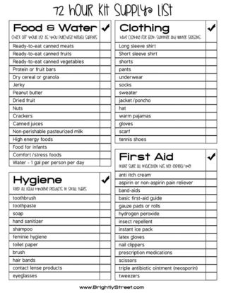 72 hour kit supply list Camping List Food, 72 Hour Kit Food, 72 Hour Kit, 72 Hour Emergency Kit, Emergency Preparedness Food, Emergency Prepardness, Emergency Binder, 72 Hour Kits, Emergency Preparedness Kit