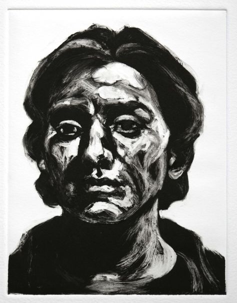 Alison Lambert | Jessica. 2012 Portraiture Art, Charcoal Portraits, Soho London, A Level Art, Chiaroscuro, Monoprint, Linocut Prints, Figurative Art, Portrait Drawing