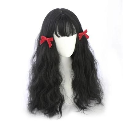 Style Wavy Hair, Fringe Wig, Wispy Fringe, Long Hair Wigs, Sweet Lolita, Wig Accessories, Long Curly Hair, How To Draw Hair, Long Curly