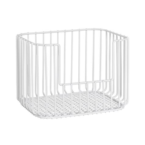 Vertica Wire Stacking Bins | The Container Store Organizing Containers, Food Storage Pantry, Stacking Bins, Pantry Organization Ideas, Storage Pantry, Stackable Bins, Pantry Organizers, Pantry Shelving, Spice Racks