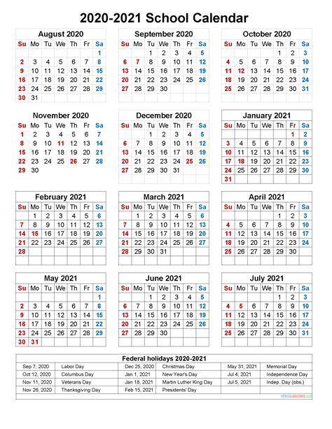 School Calendar 2020 and 2021 Printable (Portrait)- Template No.scl21a24 | Free Printable 2020 Calendar with Holidays Printable December Calendar, Portrait Template, Blank Calendar Pages, Homeschool Calendar, Yearly Calendar Template, Hijri Calendar, Calendar With Holidays, Calendar Word, Paper Chase