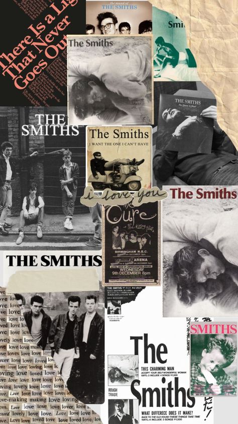 #myfirstshuffle august 29th The Smiths Aesthetic Wallpaper, The Smiths Poster, Alternative Boy, Music Journal, Music Collage, Band Kid, The Smiths, Aesthetic Indie, Vintage Poster Art