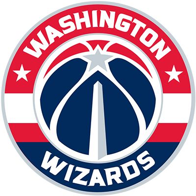 The Washington Wizards colors are Navy Blue, Red, Silver and White.  Here are the Washington Wizards color codes if you need them for any of your digital projects. Washington Wizards Wallpaper, Nba Teams Logos, Washington Wizards Logo, Westbrook Wallpapers, Wizards Basketball, Wizards Logo, Nba Logos, Basket Nba, Bola Basket