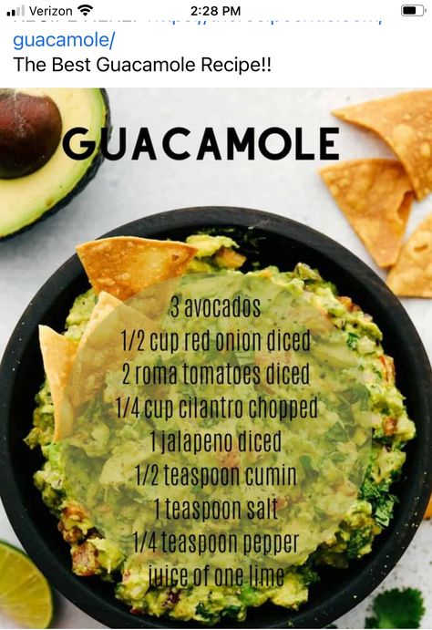 Guac Dip, Guacamole Sauce, Homemade Guac, Guacamole Recipe Easy, Best Guacamole Recipe, Homemade Sauce Recipes, Avocado Dip, Culinary Techniques, Best Mexican Recipes