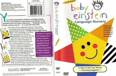 Baby Einstein Language Nursery 2002 DVD Baby Einstein Language Nursery, 2000s Baby, Still Frame, Nostalgic Toys, Baby Einstein, Disney Home, Parenting Guide, Pacific Coast, Home Entertainment