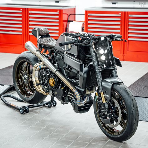 Apex Assault: A Ducati Monster, Rough Crafts style | Bike EXIF Super Bike, Cb 750 Cafe Racer, Ducati Monster Scrambler, Ducati Monster 1200, Ducati Monster Custom, Ducati Monster 1000, Best Motorbike, Scrambler Custom, Ducati Monster 620