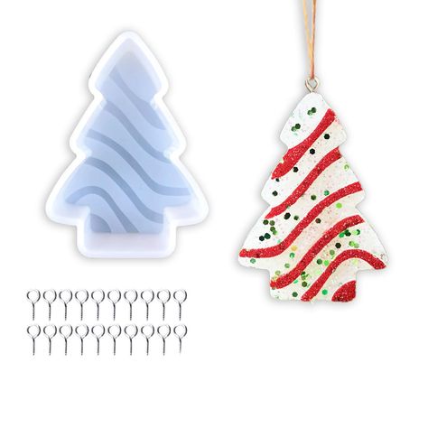 PRICES MAY VARY. 【Functional and Decorative】 This christmas tree freshie silicone mold not only can be used to fresh the air, but also a very cute Christmas freshies to decorate your your car, bathroom, bedroom and other places, especially on Christmas day. 【Package Includes】This freshies supplies kit including 1PCS Christmas tree car freshie mold, 20PCS screw eye pins. Plenty of accessories allow you to easily hang the Christmas car freshie on your car, bedroom, bathroom, enough for meeting you Christmas Freshies, Car Bathroom, Safe Car, Clay Plaster, Car Bedroom, Car Freshies, Aroma Beads, Plaster Molds, Christmas Car