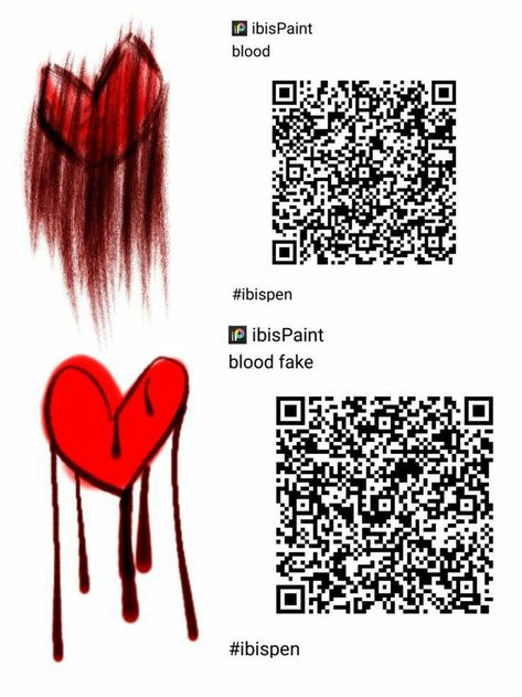 Blood Ibs Paint Qr Code, Ibis Blood Brush, Ibispaint Blood Brush, Blood Pen Ibispaint, Ibis Paint Blood Brush, Blood Ibispaint Code, Ibis Paint Brush Code Blood, How To Draw Blood, Ibispaint Qr Codes