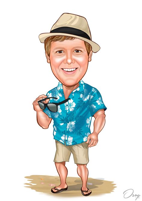 Osoq Website Beach Caricature, Caricature Examples, Caricature Gifts, Background Psd, Funny Cartoon Characters, Mini Cartoon, Caricature Sketch, Caricature From Photo, Caricature Artist