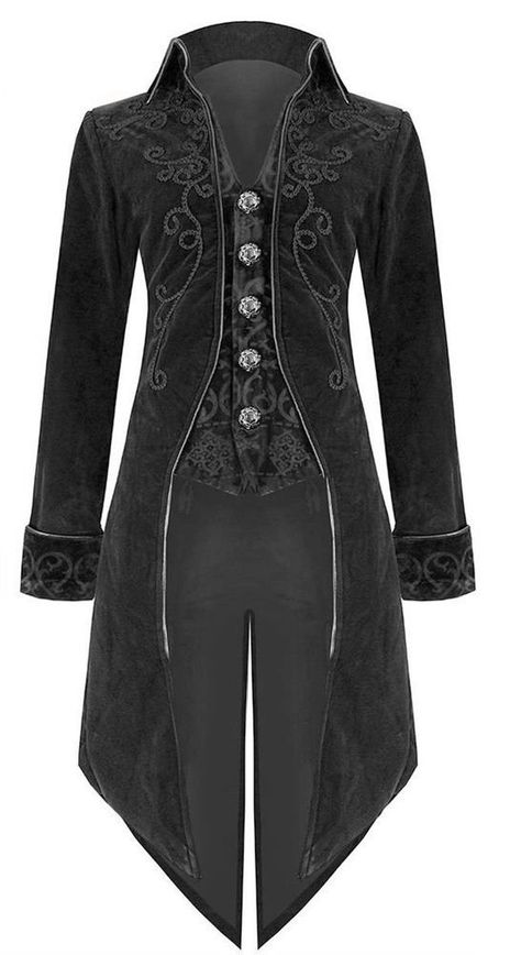 Y/n L/n is just an ordinary student of Kouh Academy. Everything chang… #action #Action #amreading #books #wattpad Jacquard Coat, Velvet Tuxedo, Gothic Jackets, Clothes Stand, Frock Coat, Velvet Coat, Retro Costume, Gothic Steampunk, Victorian Gothic