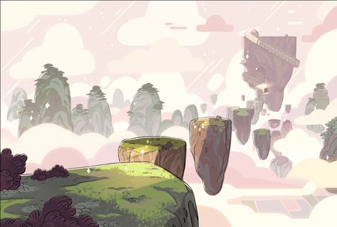 Steven Crewniverse Behind-The-Scenes Universe: A selection of Backgrounds from the Steven... Steven Universe Background, Google Backgrounds, Cartoon Network Studios, Steven Universe Wallpaper, Bg Design, Pretty Backgrounds, Steven Universe Fanart, Universe Art, Cartoon Background