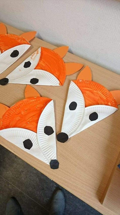 Forest Animal Crafts, Animal Crafts Preschool, Forest Crafts, Fox Crafts, Fall Arts And Crafts, Nursery Activities, Toddler Arts And Crafts, Preschool Arts And Crafts, Animal Crafts For Kids