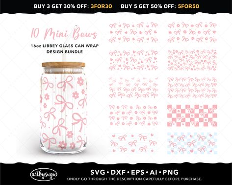 Diy Iced Coffee, Cup Wrap Svg, Glass Can Svg, Glass Wrap Svg, Png Heart, Bow Svg, Coffee Glasses, Cup Wraps, Circuit Ideas