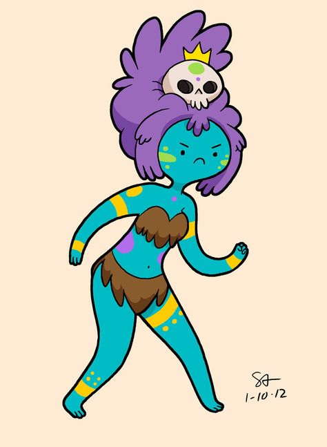 Jungle Princess Jungle Princess Adventure Time, Princess Adventure Time, Jungle Princess, Adventure Time Princesses, Adventure Time Comics, Princess Adventure, Princess Tattoo, Jake The Dogs, Adventure Time Art