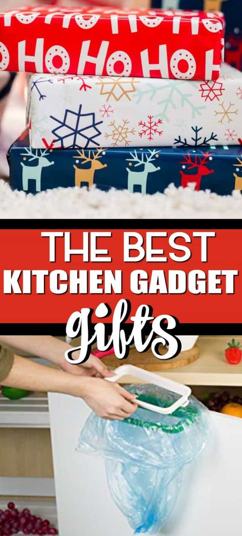 Holiday Gift Guide: Kitchen Gadgets | The best kitchen gadget ideas for your friends and family who love to cook! Best Kitchen Gifts, Neat Kitchen Gadgets, Unusual Kitchen Gadgets, Affordable Room Decor, Kitchen Gift Ideas, Christmas Gadgets, Best Kitchen Gadgets, Stocking Stuffers For Men, Kitchen Gadgets Unique